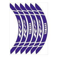 YAMAHA Yamaha Reflektör Mavi Geniş R25 Uyumlu 1 Set Jant Şeridi