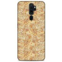 Mermer Desenli (34) Tema Slim Armor Kılıf Buğday Oppo A5 2020 Kılıf