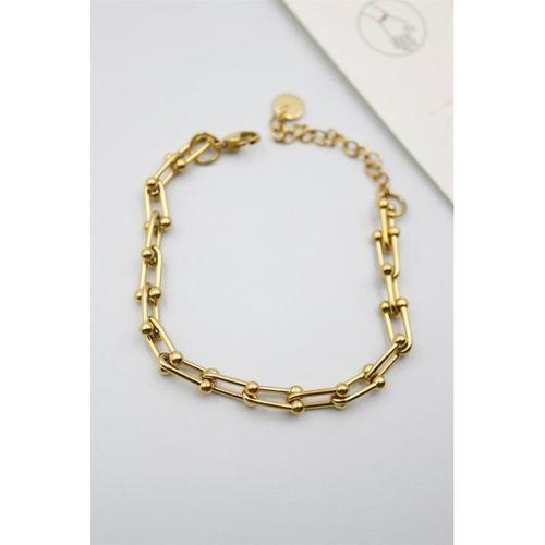 Tf Zincir Bileklik - Altın