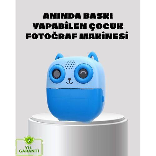 Anında Baskı Özellikli Çocuk Kamerası 48mp 1080p Çift Lens 32gb Destekli