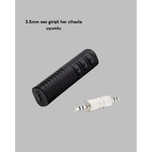 Mini Bluetooth Ses Alıcısı 3.5mm Girişli Kablosuz Müzik Adaptörü