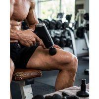 Profesyonel Masaj Tabancası Sporcu Masaj Aleti 4 Başlıklı Şarjlı Titreşimli