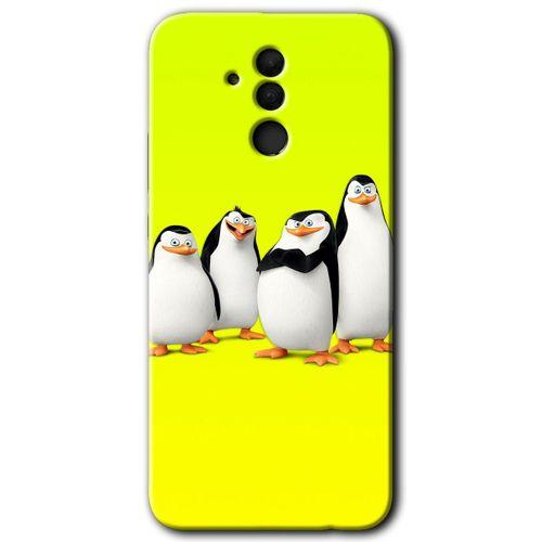 Huawei Mate 20 Lite Kılıf HD Desen Baskılı Arka Kapak - Penguenler