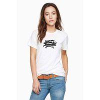 King Diamond Logo Baskılı Beyaz Kadın Tshirt