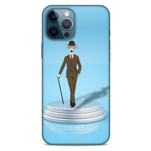 Apple iPhone 12 Pro Max Kılıf FunnyMaX (45) Liquid Air Kılıf Açık Mavi Köpek