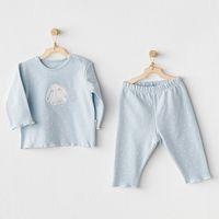 Andywawa Andywawa AC25636 Cuddly Bunny Bear 2'Li Takım Blue