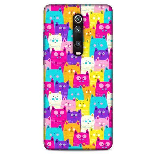 Lopard Xiaomi Redmi K20 Uyumlu Kılıf Kediler (34) Slim Armor Kılıf Rengarenk