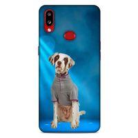 Samsung Galaxy A10s Kılıf Köpek Kıyafetleri (40) Fit Silikon Kılıf Dalmaçyalı Tşirt