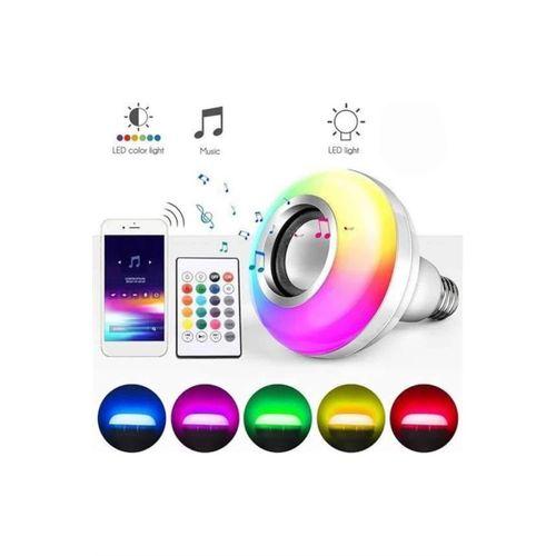 Bluetooth Hoparlör Akıllı Rgb Led Işık Renk Değiştirme Ses Bombası Ampül Görünümlü
