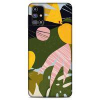 Lopard Samsung Galaxy M31s Uyumlu Kılıf Soyut Sanat (33) Baskılı Hybrid Kılıf