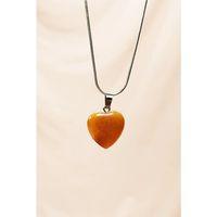 Aragonit Doğal Taşı Zincirli El Yapımı Kolye Uç: 2 cm Zincir: 20 cm Kutulu