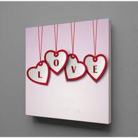 LOVE KALPLİ KANVAS TABLO