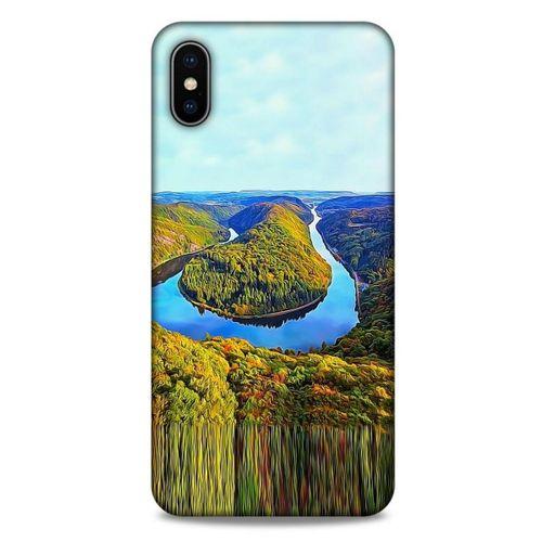 Apple iPhone XS Max Kılıf Almanya (49) Ultra Silikon Kılıf Saarschleife