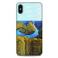 Apple iPhone XS Max Kılıf Almanya (49) Ultra Silikon Kılıf Saarschleife