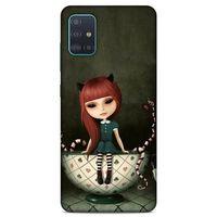 Lopard Samsung Galaxy A51 Uyumlu Kılıf Manipülasyon ☻ (41) Tank Kılıf Baskılı
