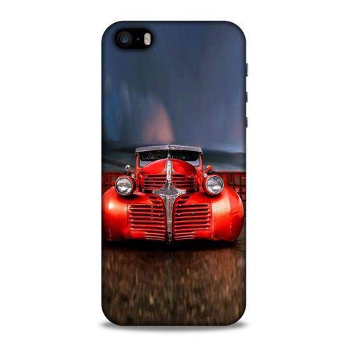 Lopard Apple iPhone SE Uyumlu Kılıf PickUpX (43) Thin Fit Kılıf Kırmızı Ateşli