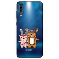 Samsung Galaxy A70s Kılıf FunnyMaX (2) Kabı Lacivert Beyaz
