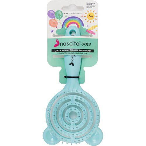 Nascita Pro Üç Boyutlu Çocuk Saç Fırçası Turkuaz -39