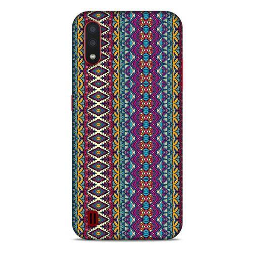 Ethnic Culture (95) Samsung Galaxy A01 Kılıf Silikon Kapak Desenli