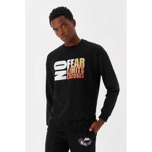 No Fear Erkek Sweatshirt Siyah M500260