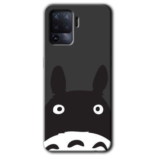 BeRa Aksesuar Oppo Reno 5 Lite Kılıf Baskılı Kapak - Şaşkın Eşek +Tam Kaplayan Mat Seramik