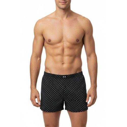 Erkek Penye Baskı Desenli Boxer BGL-ST05010