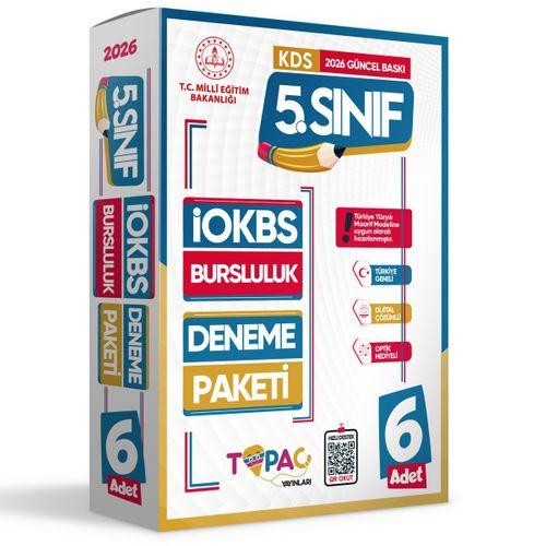 2026 5 Sınıf Topaç Yayınları İOKBS-BURSLULUK 6lı Deneme Paketi Dijital Çözümlü Türkiye Geneli