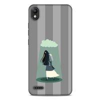 LG K20 2019 Kılıf Depresyon (20) Koruyucu Kılıf Bej Siyah