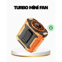 Turbo Mini Taşınabilir Fan – 100 Kademeli Dijital Hız Kontrolü Ve Type-c Şarj (kopya)