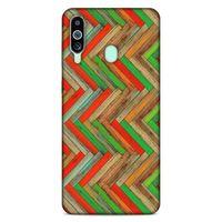 Lopard Samsung Galaxy M40 Uyumlu Kılıf Wood'X (34) Slim Armor Kılıf Desenli