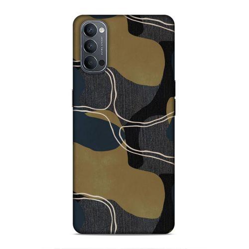 Oppo Reno 4 Uyumlu Kılıf Romans (46) Core Armor Kılıf Gold