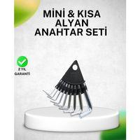 9 Parça Alyan Anahtar Seti Isıl İşlem Görmüş Dayanıklı Çelik