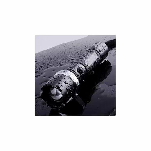Km-110 Profesyonel Şarjlı El Feneri Ledli+flashlight+zoom Özellikli Aparatlı 6 Parça Full Set