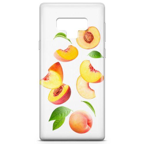 Samsung Galaxy Note 9 Kılıf Şeftali Suyu Arka Kapak Koruma Desenli Full Koruyucu