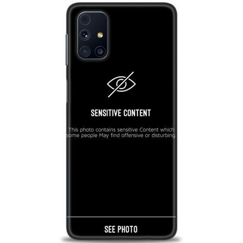 Samsung Galaxy M51 Kılıf HD Baskılı Kılıf - Sensitive Content + Tam Ekran Koruyucu