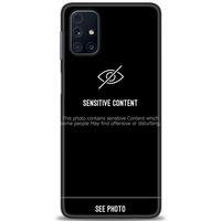 Samsung Galaxy M51 Kılıf HD Baskılı Kılıf - Sensitive Content + Tam Ekran Koruyucu