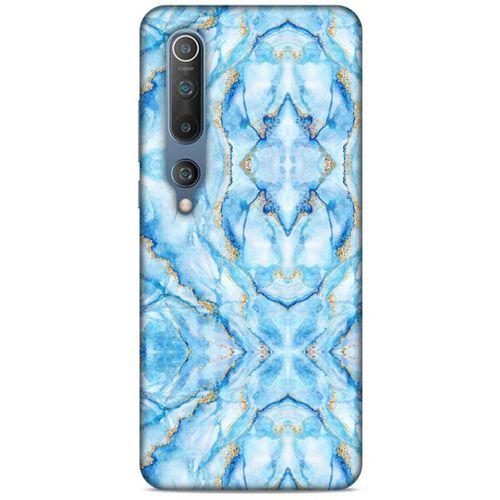 Mermer Desenli (33) Tema Hybrid Kılıf Bebek Mavisi Xiaomi Mi 10 Kılıf