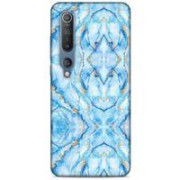 Mermer Desenli (33) Tema Hybrid Kılıf Bebek Mavisi Xiaomi Mi 10 Kılıf