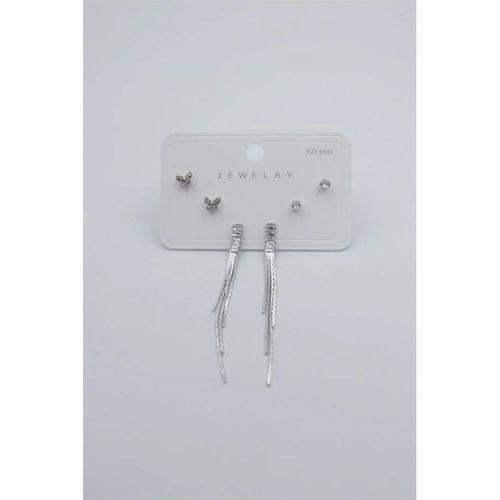 Çoklu Set Küpe - Gümüş