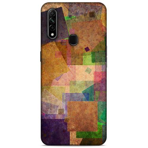 Lopard Oppo A31 Uyumlu Kılıf Soyut Sanat (37) Baskılı Silicone Cover