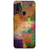 Lopard Oppo A31 Uyumlu Kılıf Soyut Sanat (37) Baskılı Silicone Cover