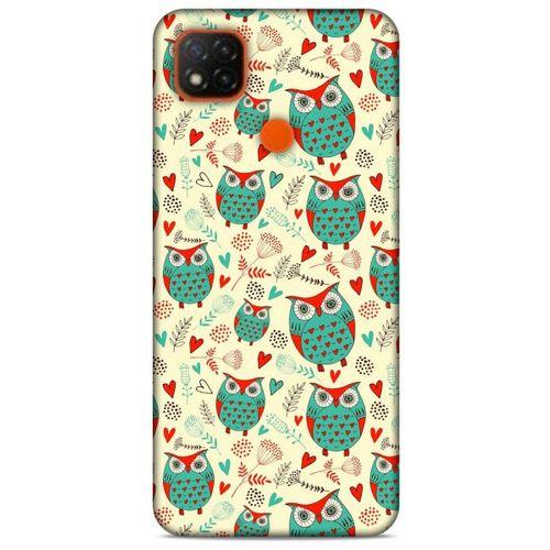 Baykuşlar (20) Desenli Silikon Kapak Telefon Kabı Xiaomi Redmi 9C Kılıf