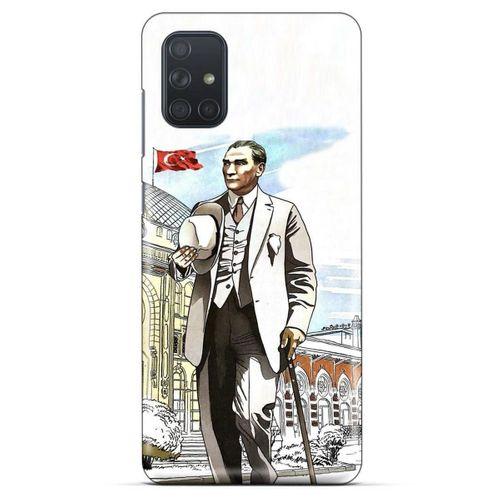 Samsung Galaxy M51 Kılıf Atatürk (50) Shockproof Kılıf Şehir