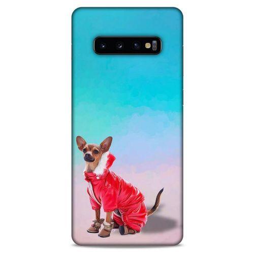 Samsung Galaxy S10 Plus Kılıf Köpek Kıyafetleri (17) Tasarım Kılıf Russian Chihuahua Mont