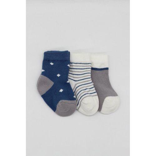 Bistyle Bistyle 3'Lü Penye Erkek Soket Çorap BS10111 İndigo