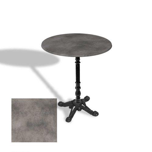 Dockers Çipa 1004 Döküm Ayak Yuvarlak Masa Çap 60cm - (Werzalit, Wermodin ve Allzalit Tabla) - Copperfield