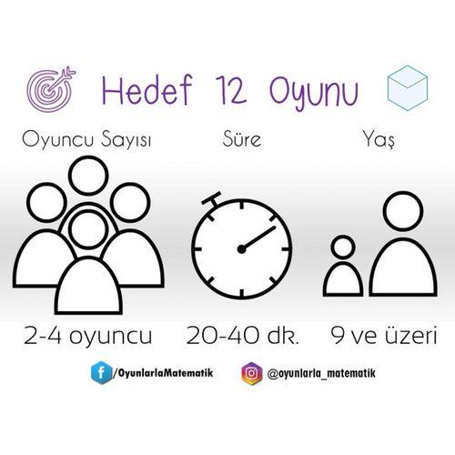 Hedef 12 Matematik İşlem Oyunu - Matematik Zeka Oyunu