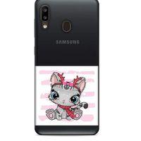 Zoologix (67) Samsung Galaxy A11 Şeffaf Kılıf Silikon Desenli