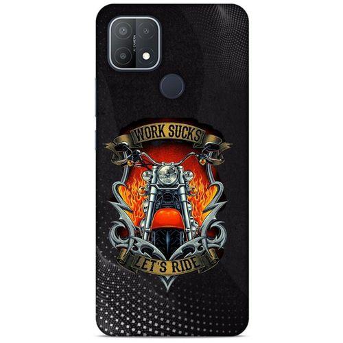 Oppo A15s Uyumlu Kılıf Motorsiklet (8) Baskılı Kılıf Harley Davidson