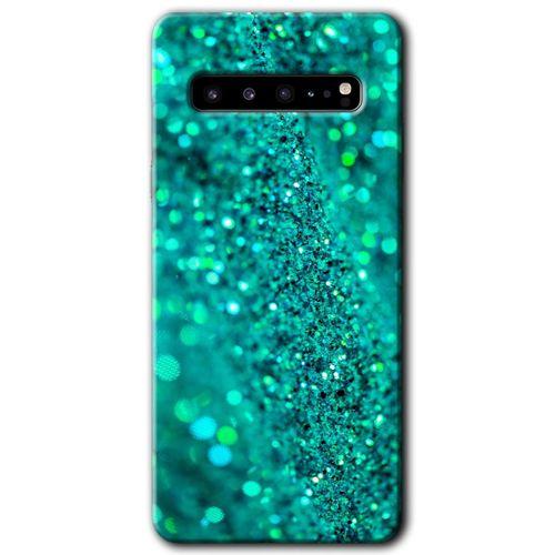 Potkal Hediye Fabrikası Samsung Galaxy S10 Plus HD Baskılı Kılıf + 9D Tam Ekran Koruyucu - Diamonds